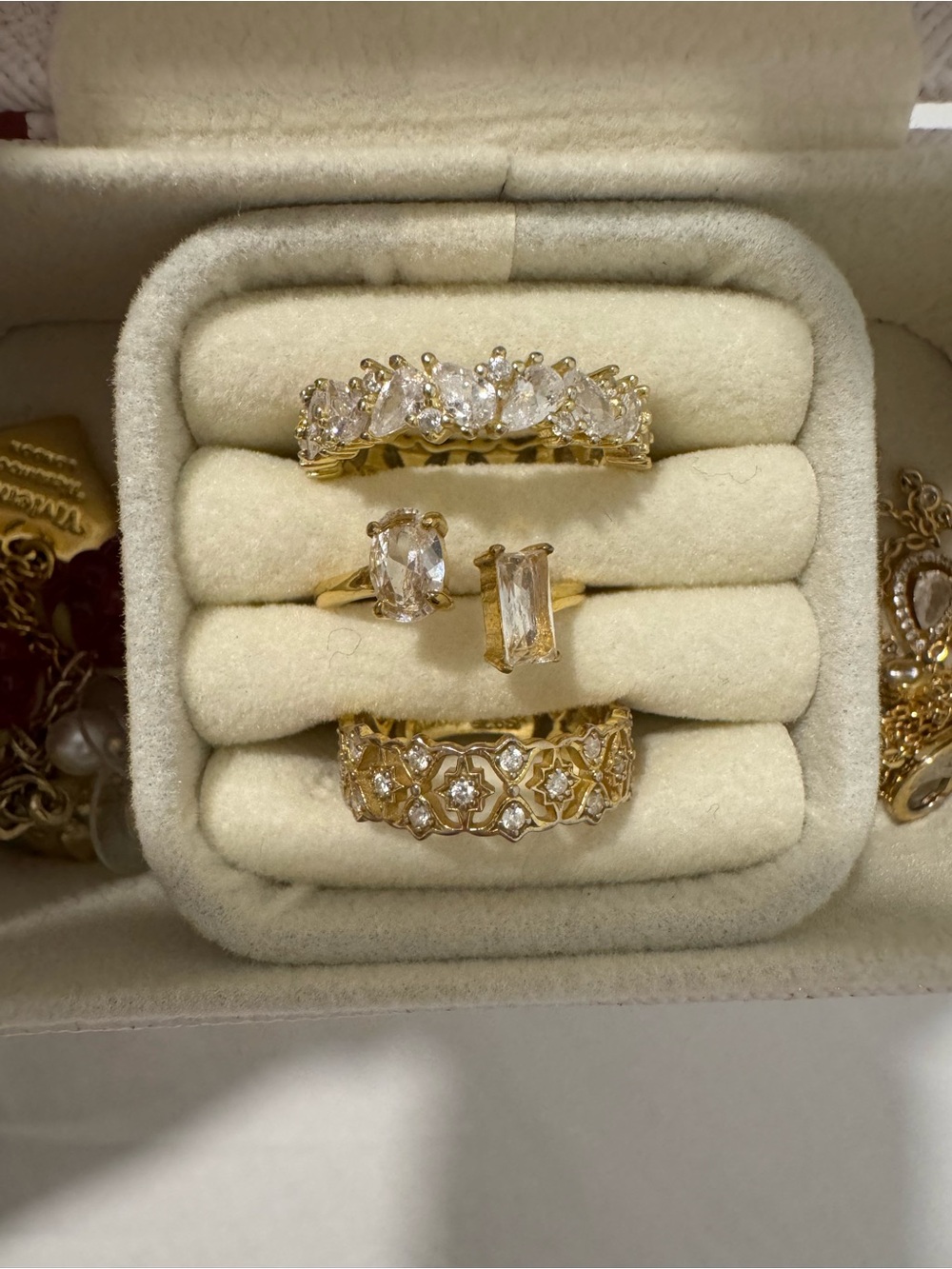 14k gold plated rings